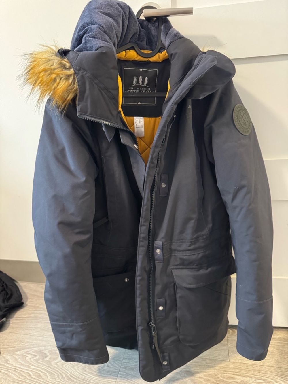 Women’s Insulated Hooded Puffer Jacket - Navy up to -20C
